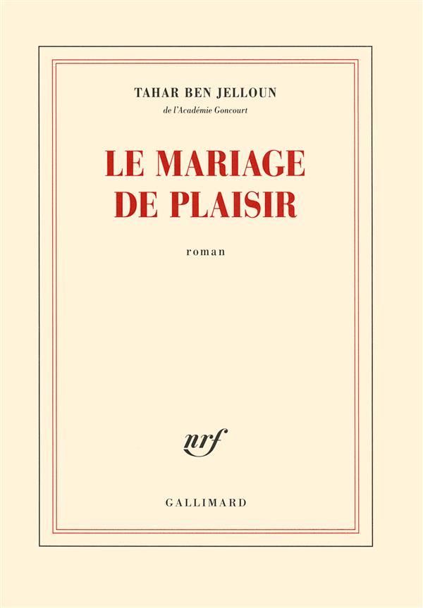 le mariage de plaisir